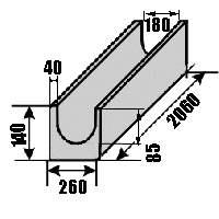 Лотки водоотводные железобетонные Город Смоленск Л20-3.gif